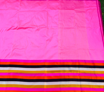 Handwoven Pure Mashru Silk Banarasi Saree - Khinkhwab