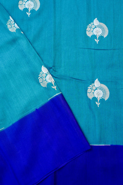 Pure Moonga Silk Handloom Banarasi Saree with Satin Border