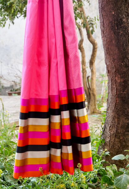 Handwoven Pure Mashru Silk Banarasi Saree - Khinkhwab