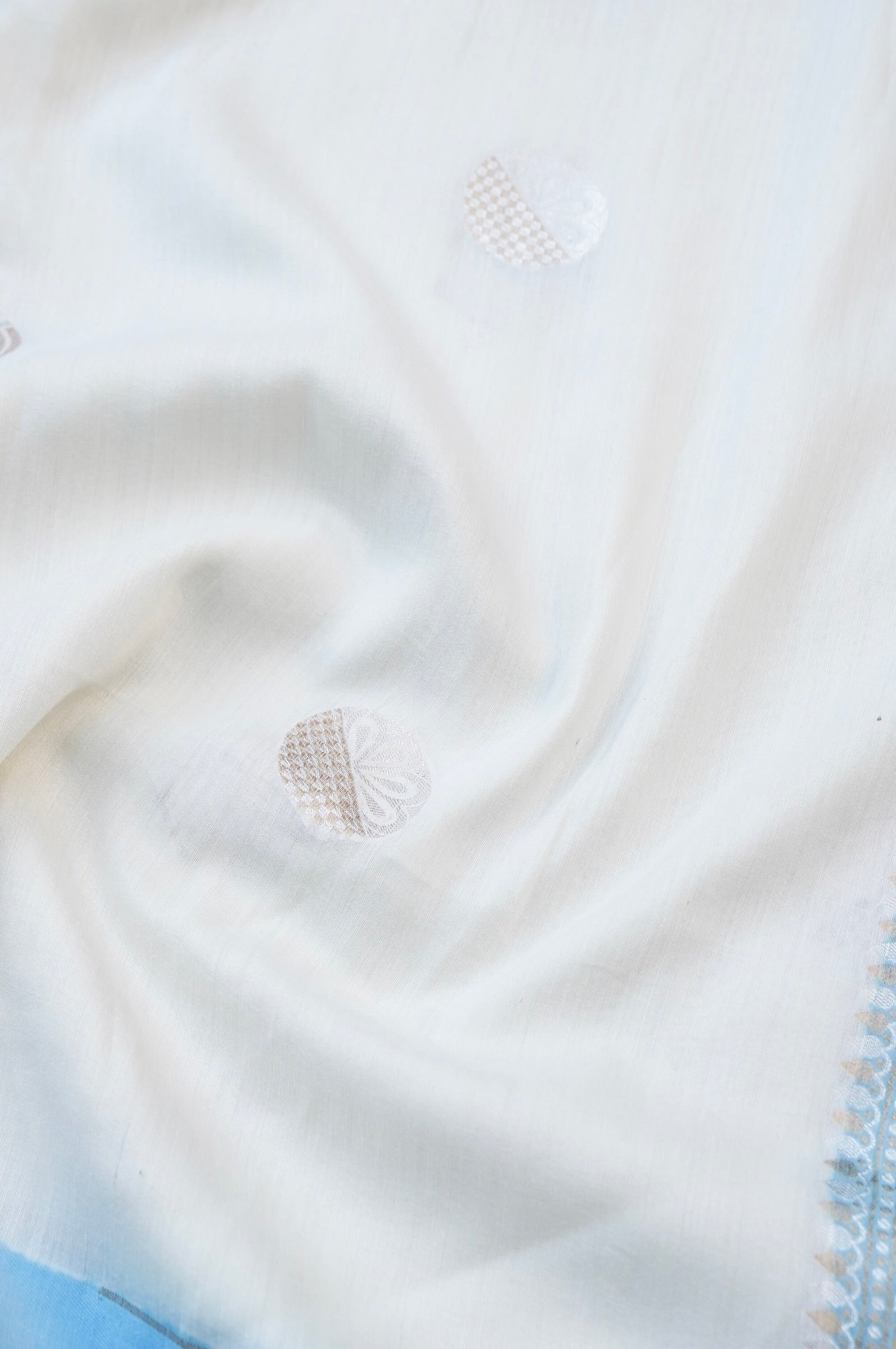 Pure Moonga Silk Handloom Banarasi Saree with Satin Border