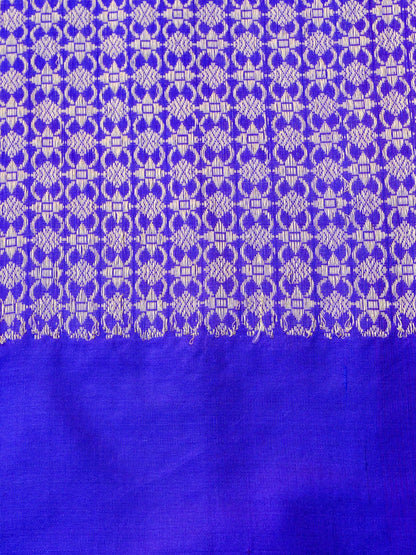 Handloom Banarasi Katan Shikargah Saree - Khinkhwab