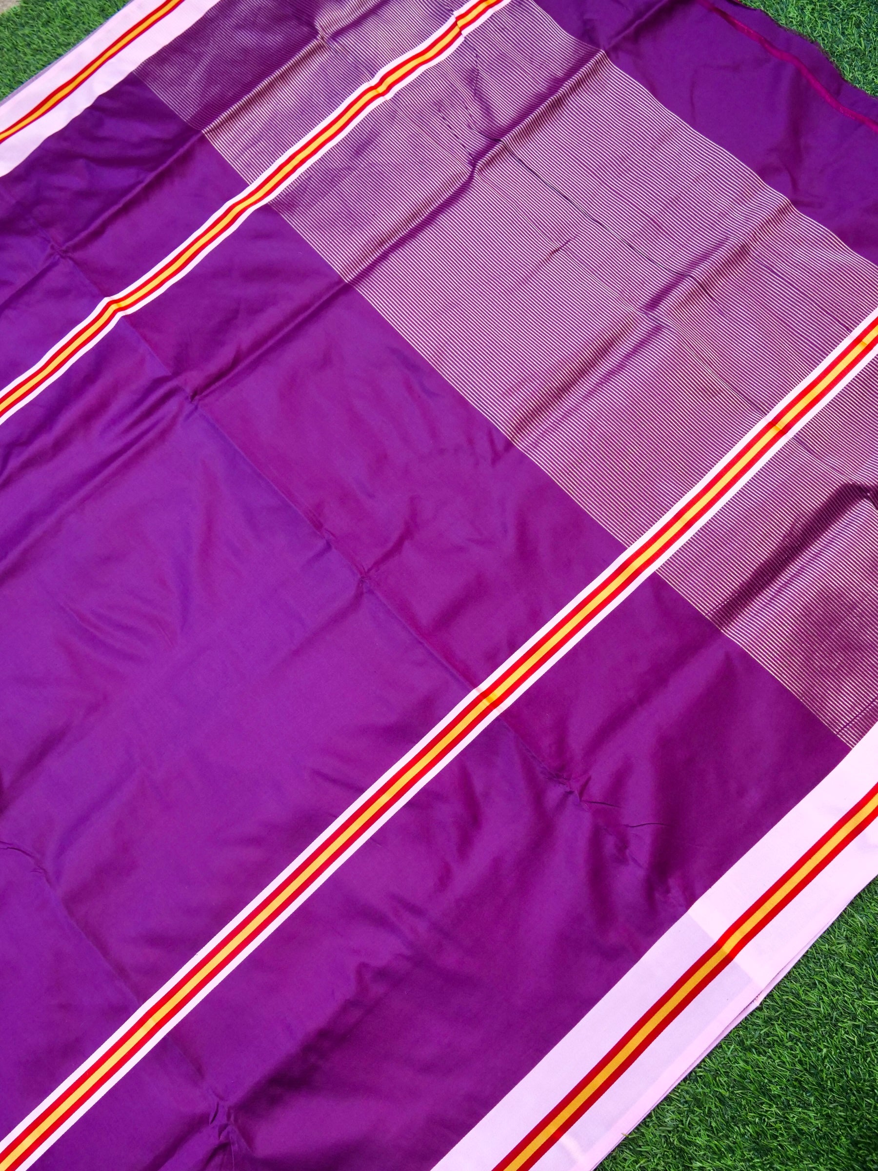 Handwoven Pure Mashru Silk Banarasi Saree - Khinkhwab