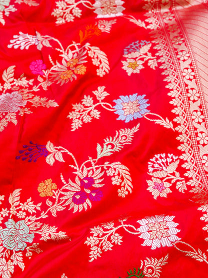 Handwoven Banarasi Katan Silk Kadwa Dupatta - Khinkhwab