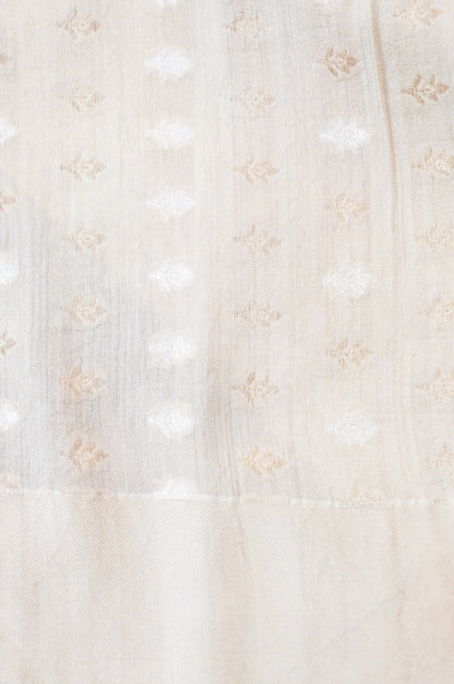 Pure Moonga Silk Handloom Banarasi Saree with Satin Border