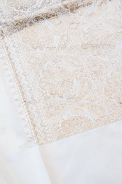 Pure Moonga Silk Handloom Banarasi Saree with Satin Border