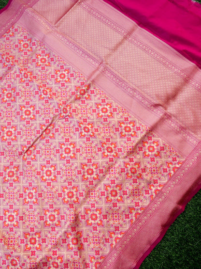 Handloom Banarasi Katan Silk Patola Dupatta - Khinkhwab