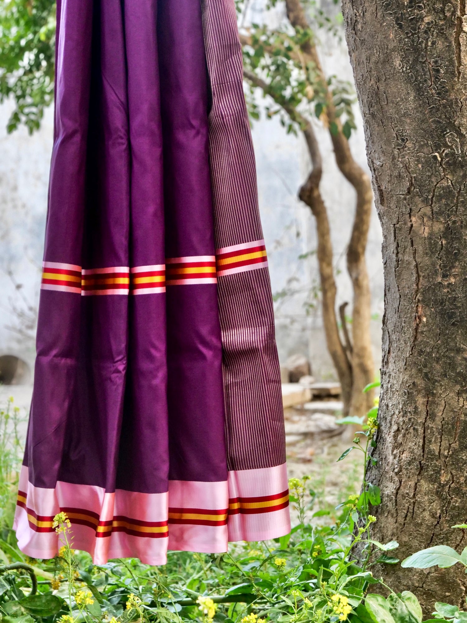 Handwoven Pure Mashru Silk Banarasi Saree - Khinkhwab