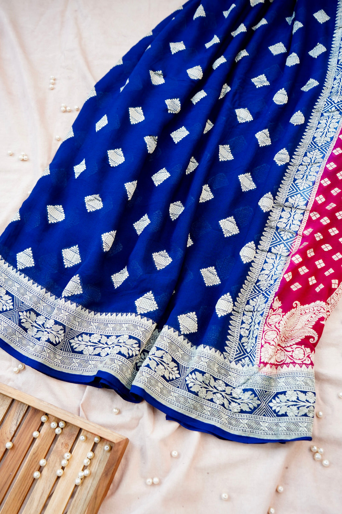 Handloom Pure Georgette Banarasi Saree