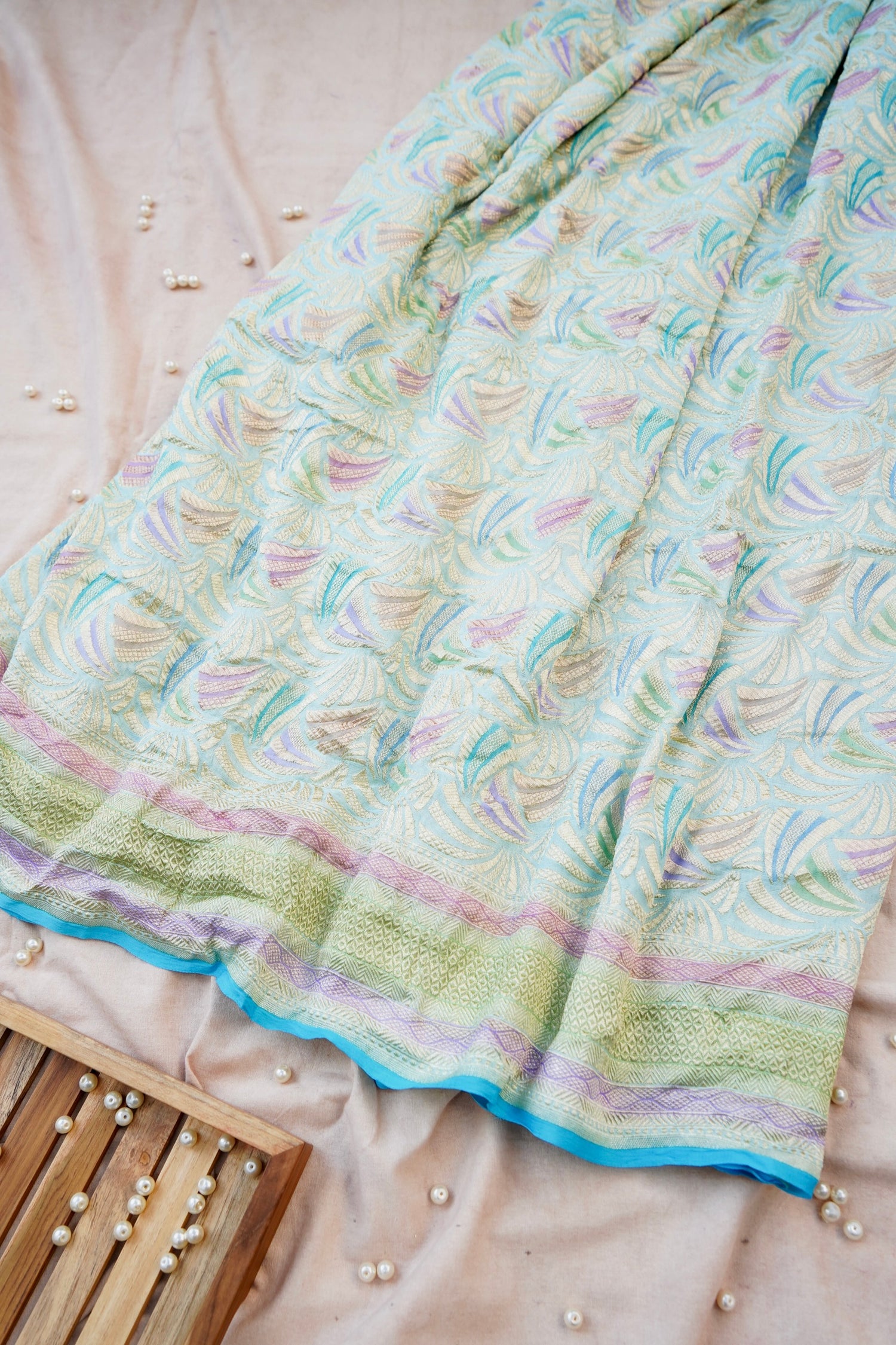 Handloom Pure Georgette Banarasi Saree