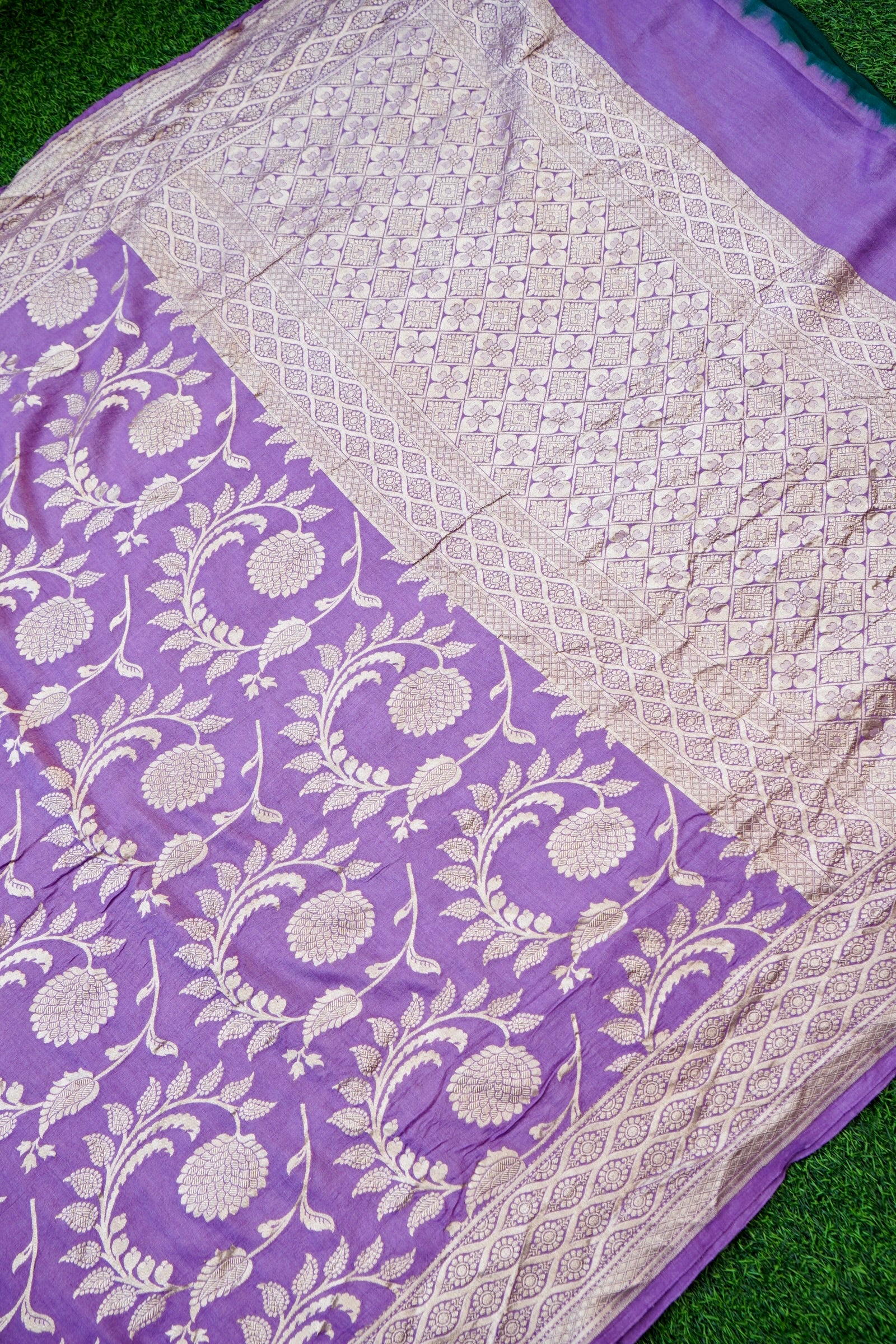 Pure Moonga Silk Handloom Banarasi Saree