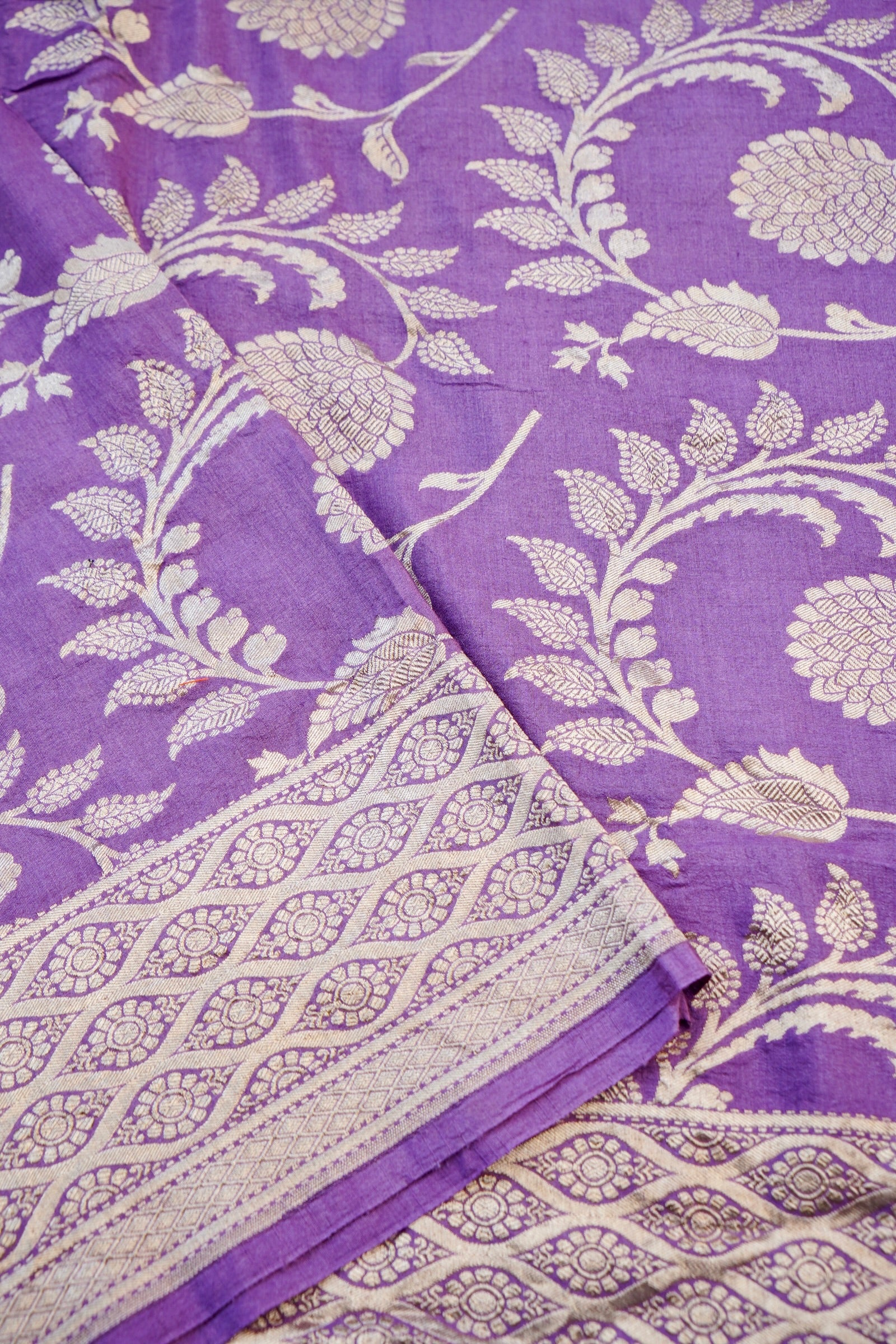 Pure Moonga Silk Handloom Banarasi Saree