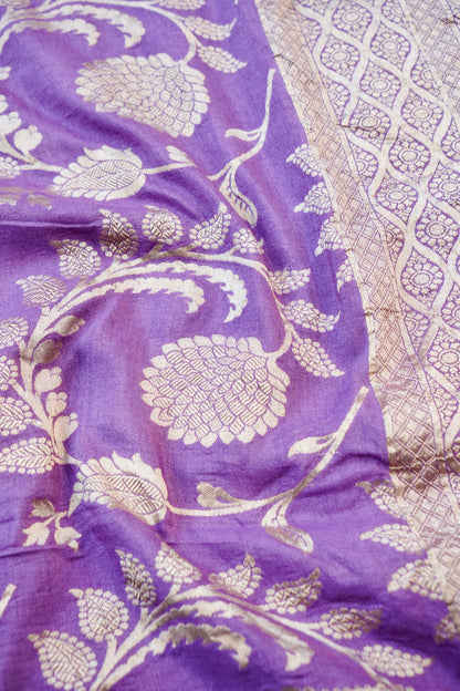 Pure Moonga Silk Handloom Banarasi Saree