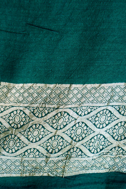 Pure Moonga Silk Handloom Banarasi Saree