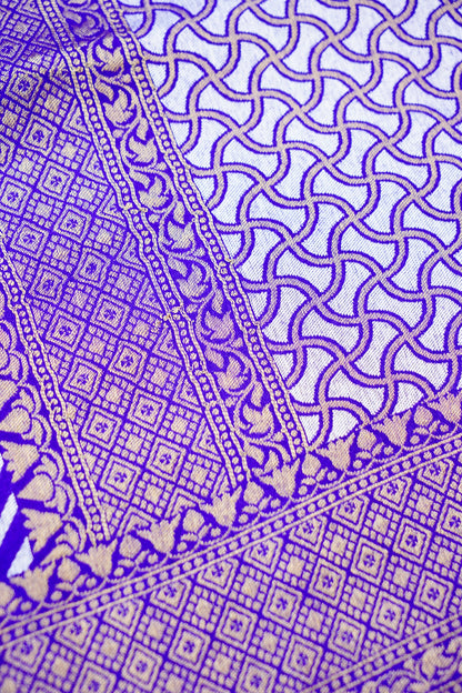 Pure Moonga Silk Handloom Banarasi Saree