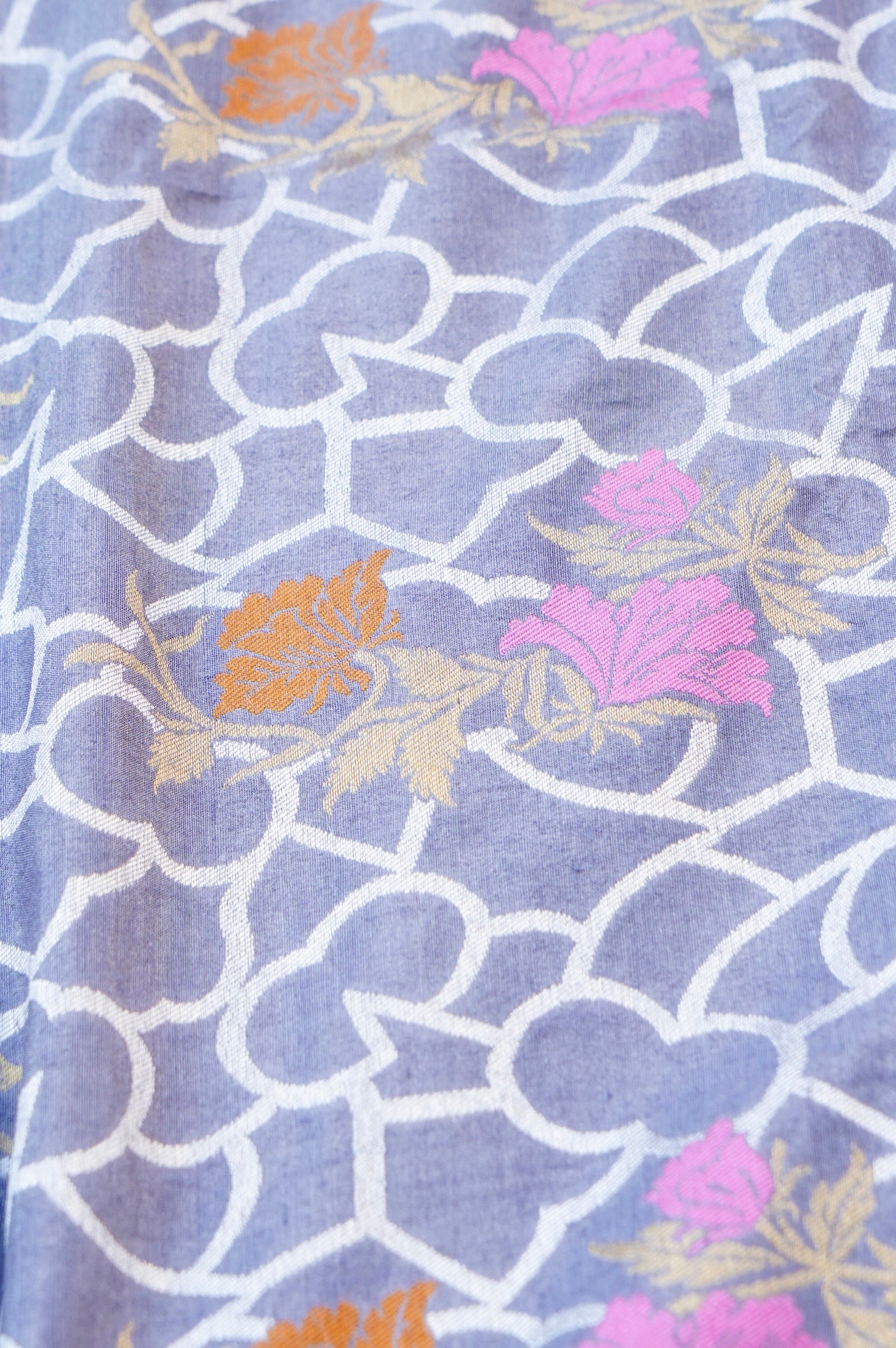 Pure Moonga Silk Handloom Banarasi Saree with Tilfi