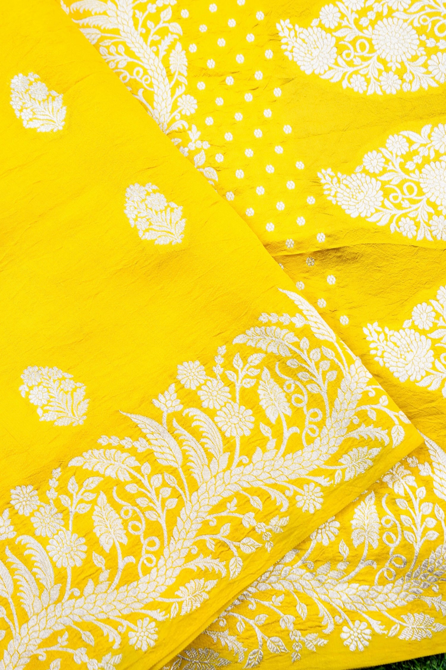 Pure Moonga Silk Handloom Banarasi Saree