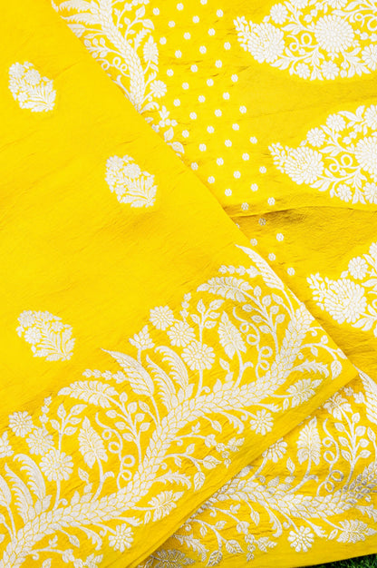 Pure Moonga Silk Handloom Banarasi Saree