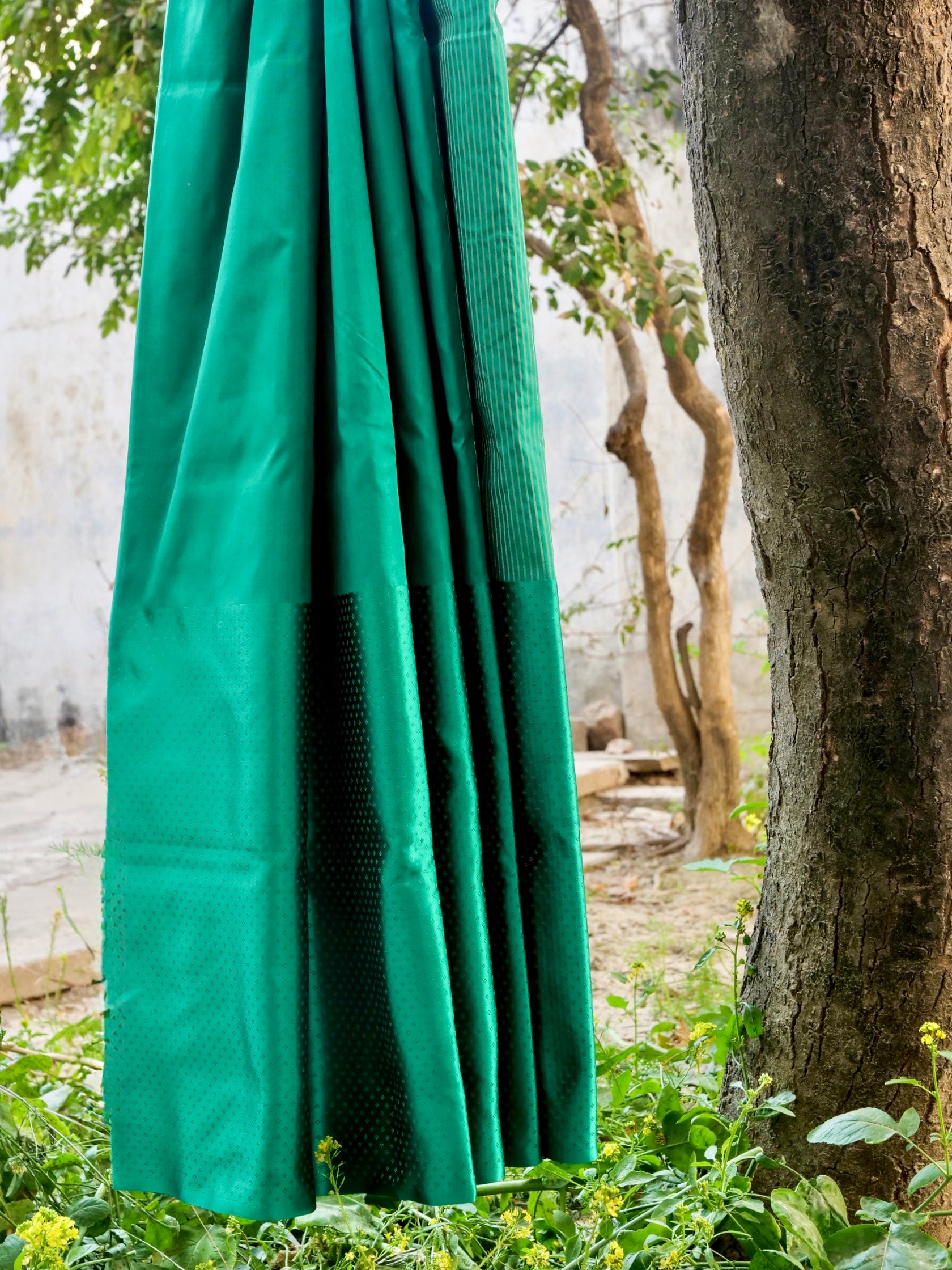 Handwoven Pure Mashru Silk Banarasi Saree - Khinkhwab