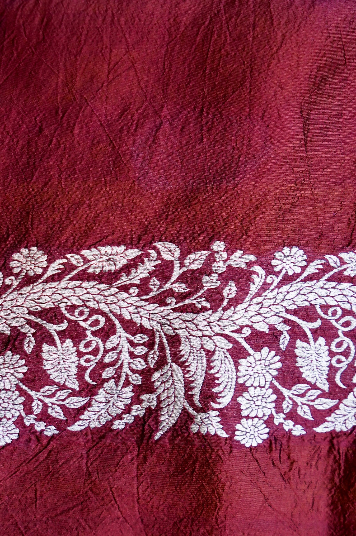Pure Moonga Silk Handloom Banarasi Saree