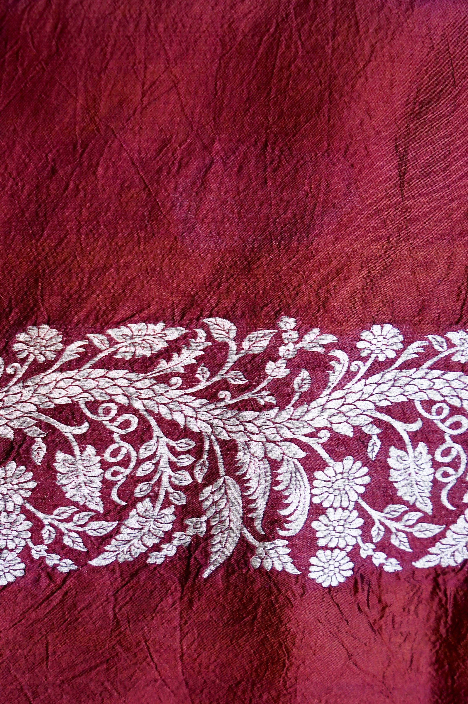 Pure Moonga Silk Handloom Banarasi Saree