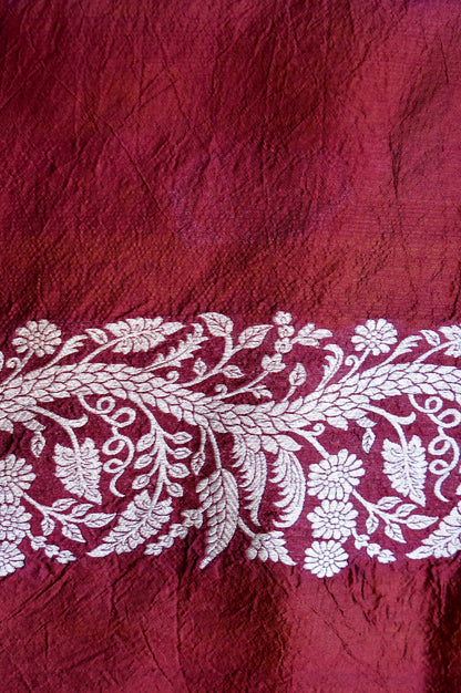Pure Moonga Silk Handloom Banarasi Saree