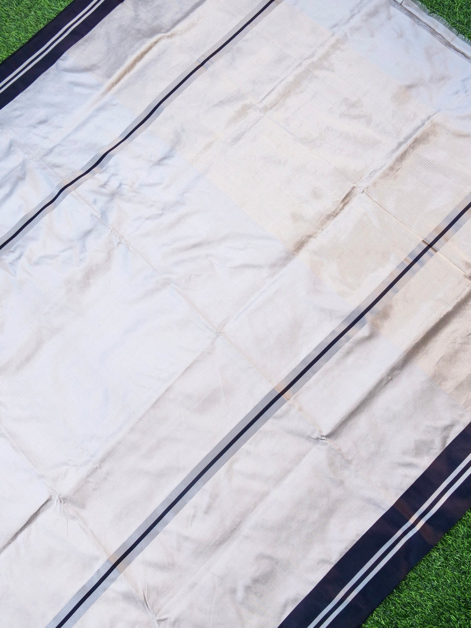 Handwoven Pure Mashru Silk Banarasi Saree - Khinkhwab