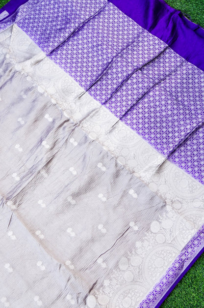 Pure Moonga Silk Handloom Banarasi Saree