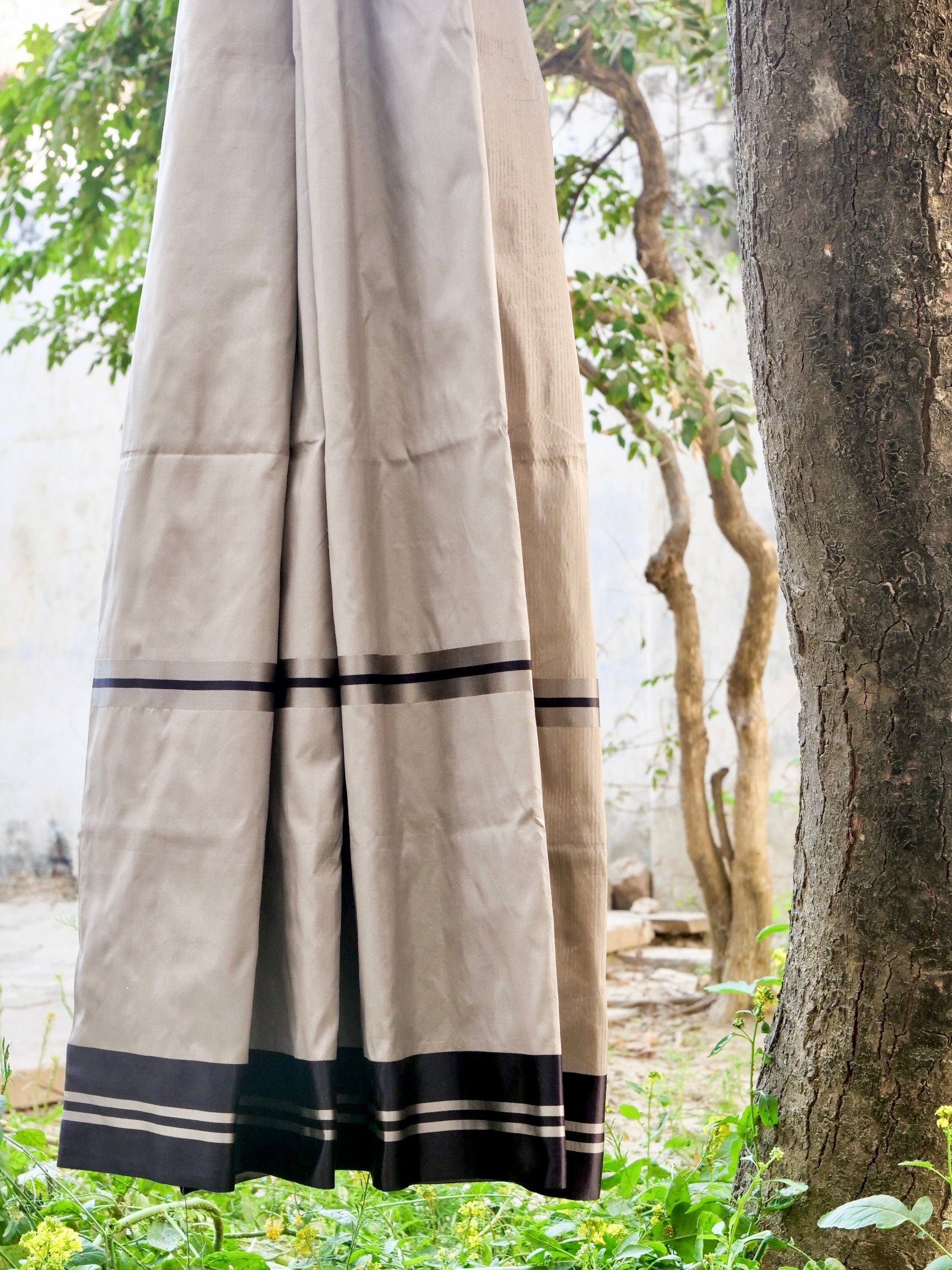 Handwoven Pure Mashru Silk Banarasi Saree - Khinkhwab