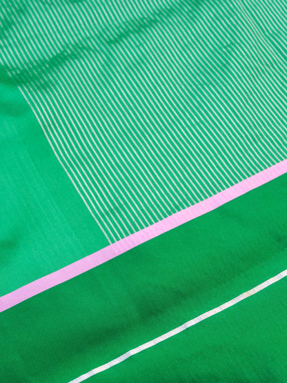 Handwoven Pure Mashru Silk Banarasi Saree - Khinkhwab