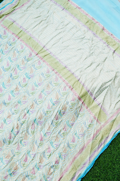 Handloom Pure Georgette Banarasi Saree