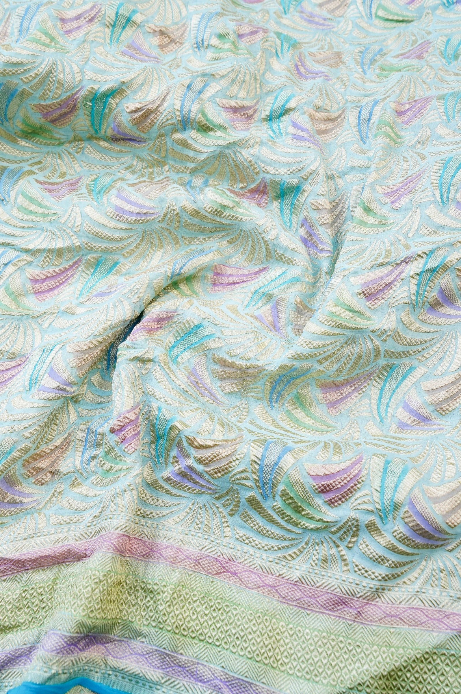 Handloom Pure Georgette Banarasi Saree