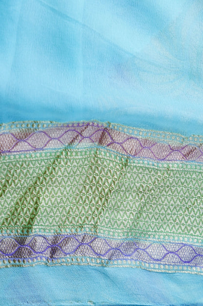 Handloom Pure Georgette Banarasi Saree