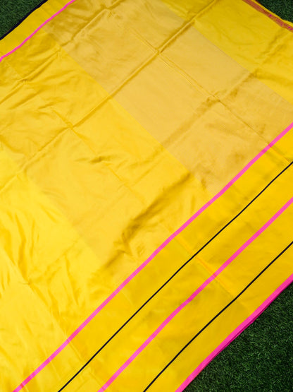 Handwoven Pure Mashru Silk Banarasi Saree - Khinkhwab