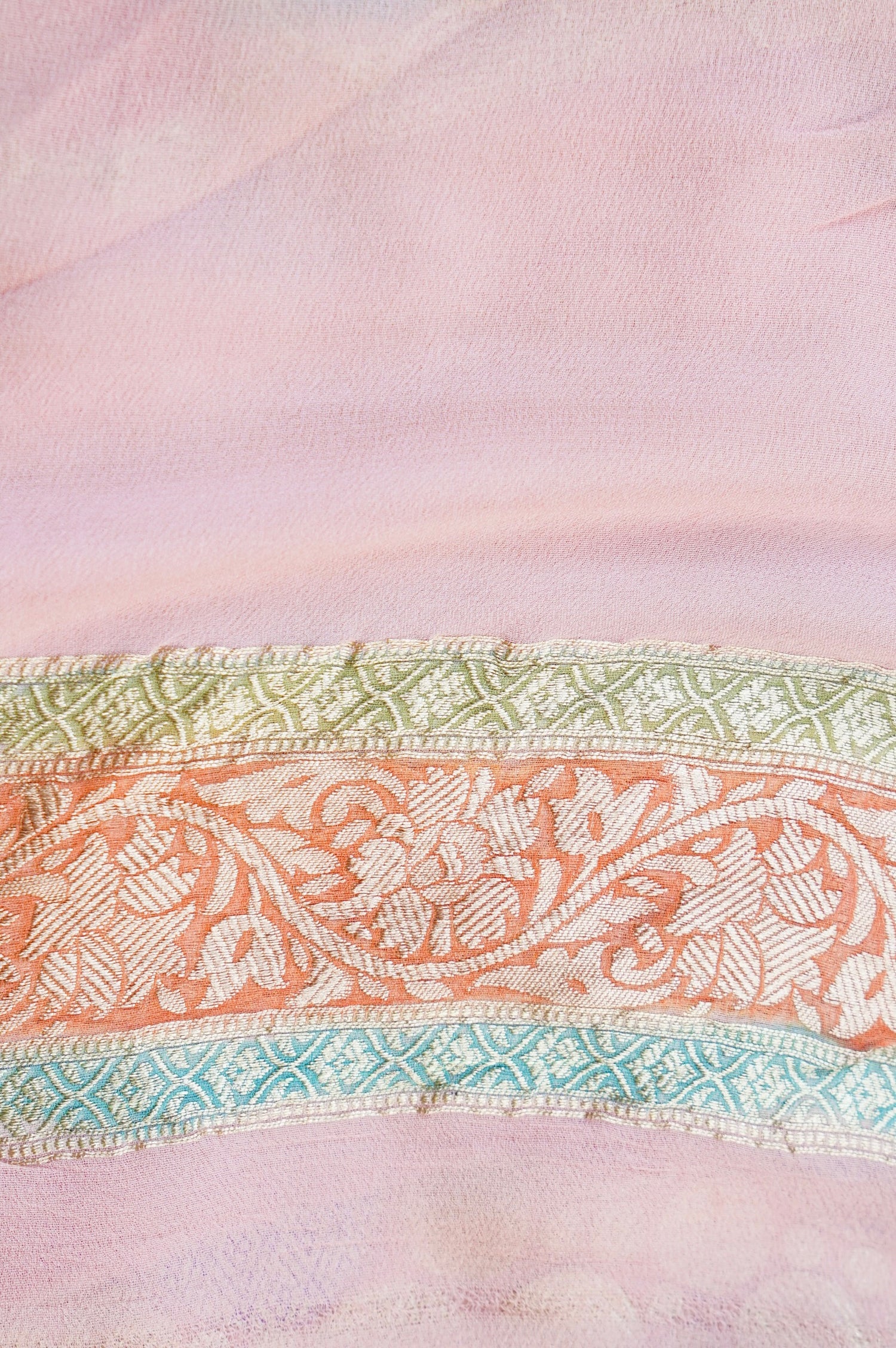 Handloom Pure Georgette Banarasi Saree