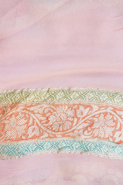 Handloom Pure Georgette Banarasi Saree