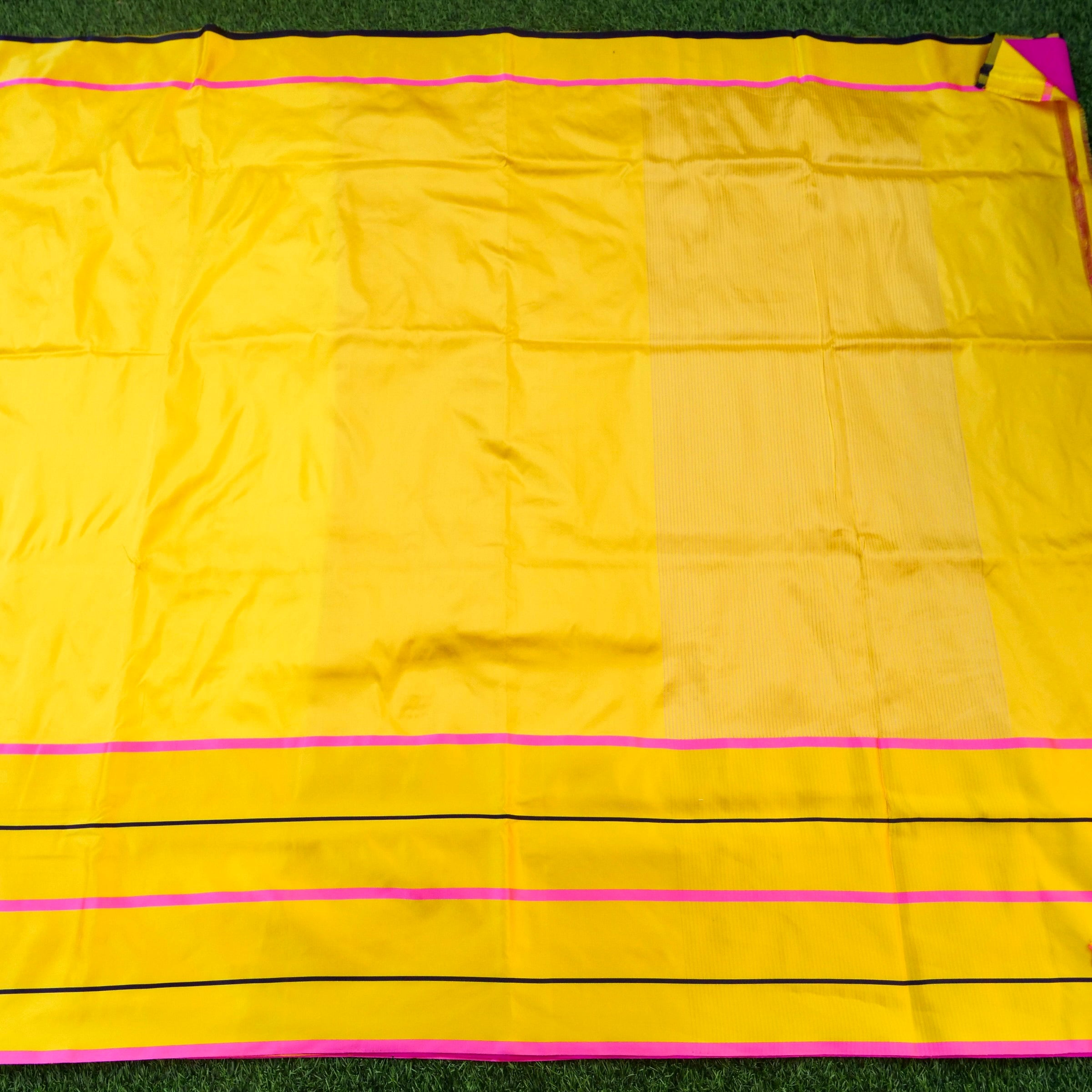 Handwoven Pure Mashru Silk Banarasi Saree - Khinkhwab