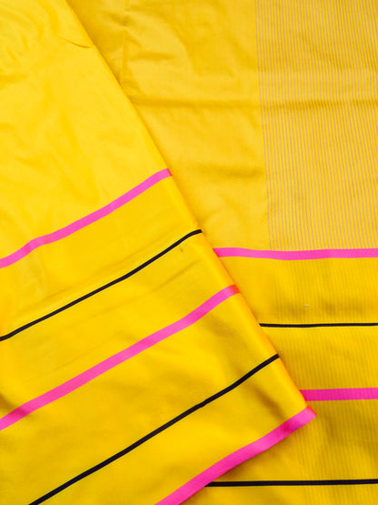 Handwoven Pure Mashru Silk Banarasi Saree - Khinkhwab