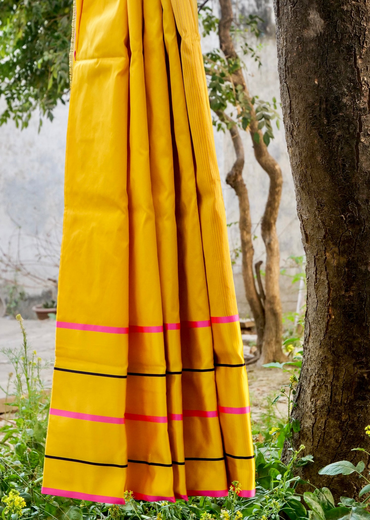 Handwoven Pure Mashru Silk Banarasi Saree - Khinkhwab