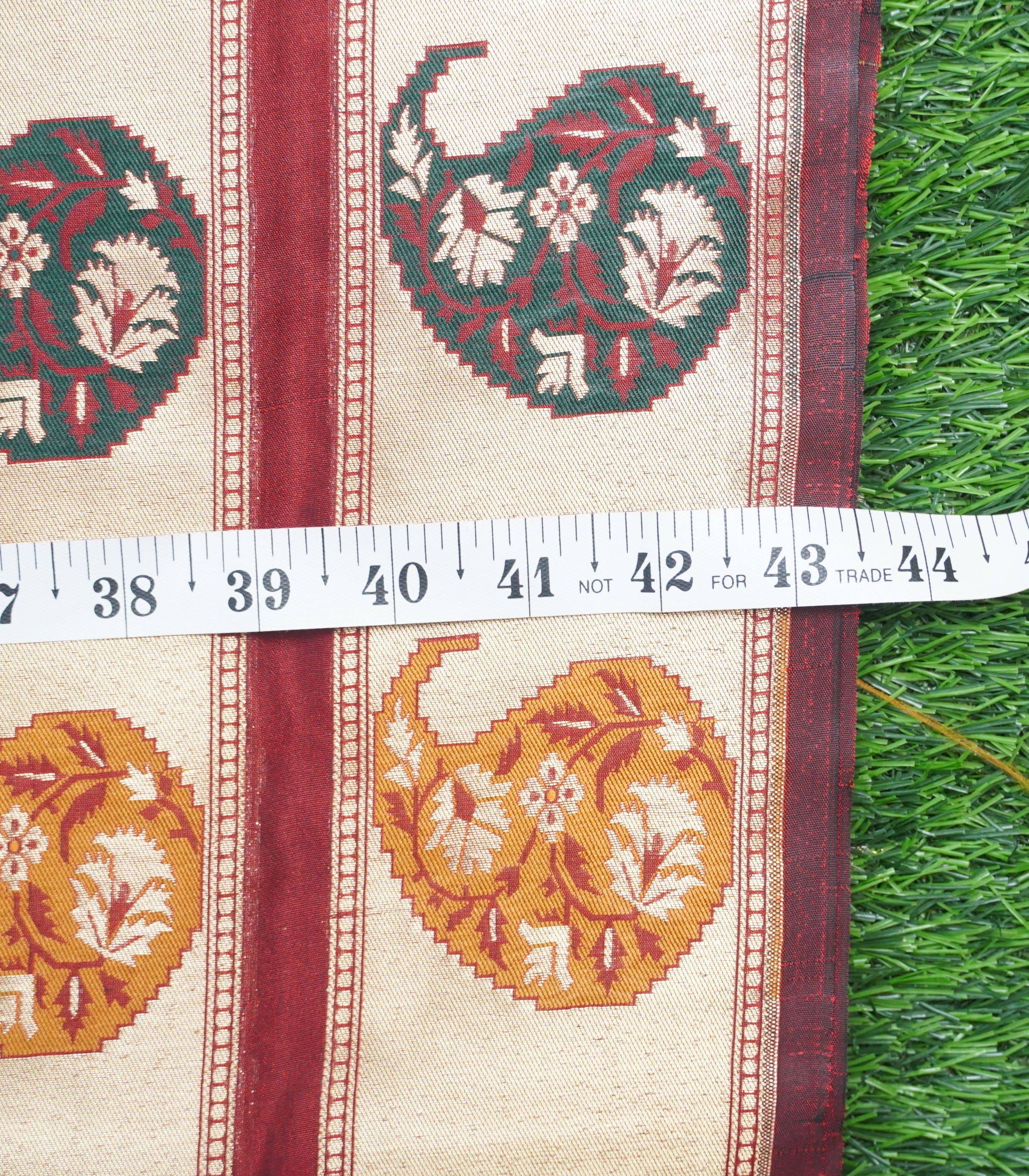 Banarasi Semi Silk Border Fabric