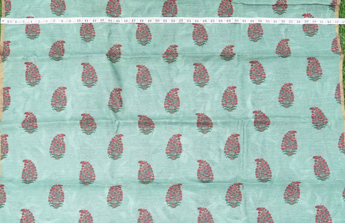 Pure Moonga Silk Print Fabric
