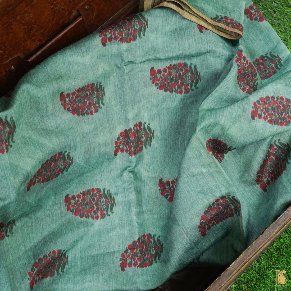 Pure Moonga Silk Print Fabric
