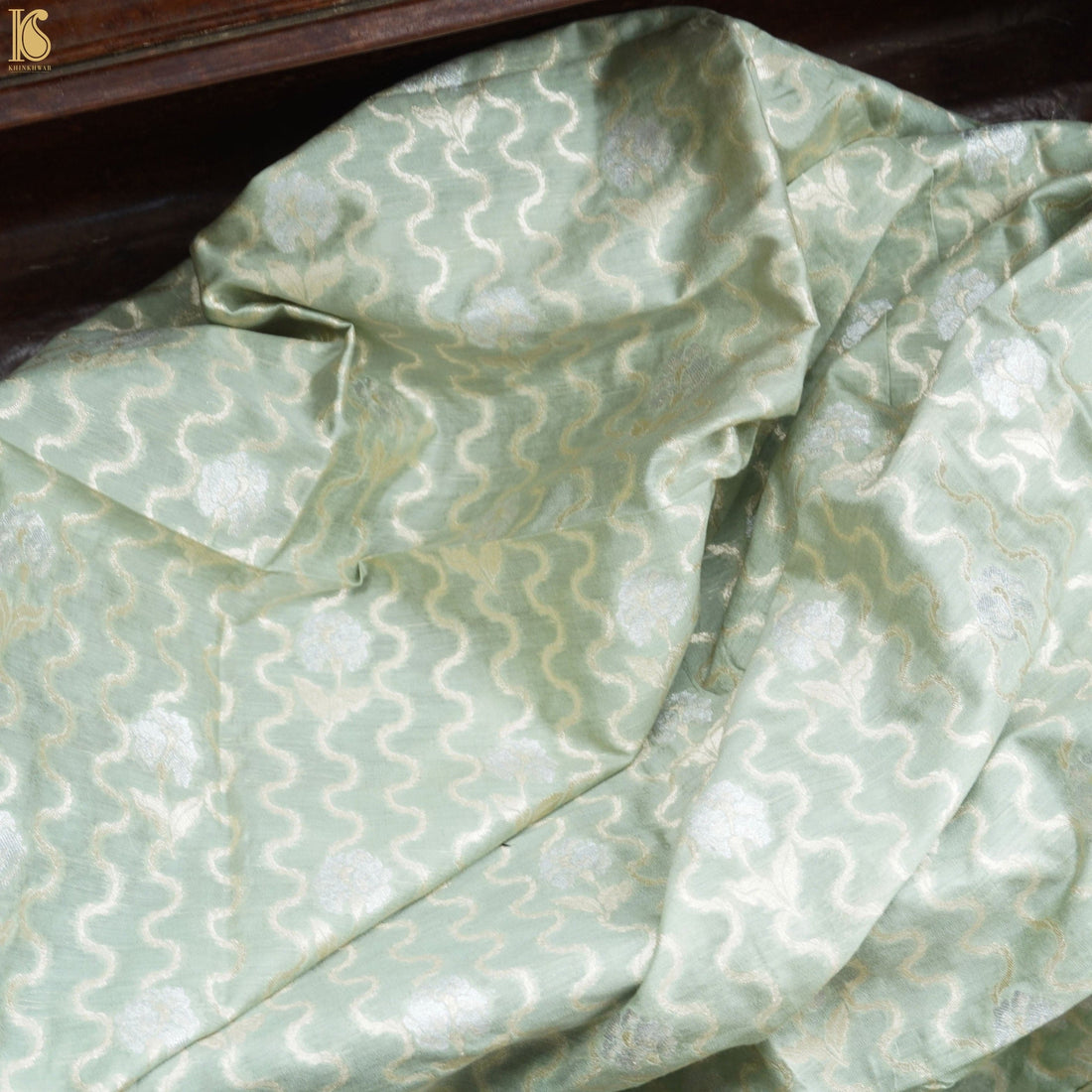 Pure Cotton Silk Banarasi Fabric