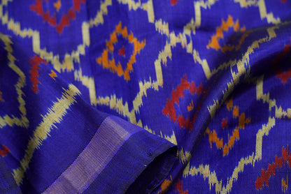Blue Pure Silk Handloom Dupatta