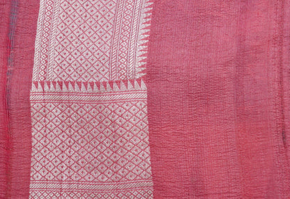 Green Pure Tussar Silk Handloom Banarasi Saree