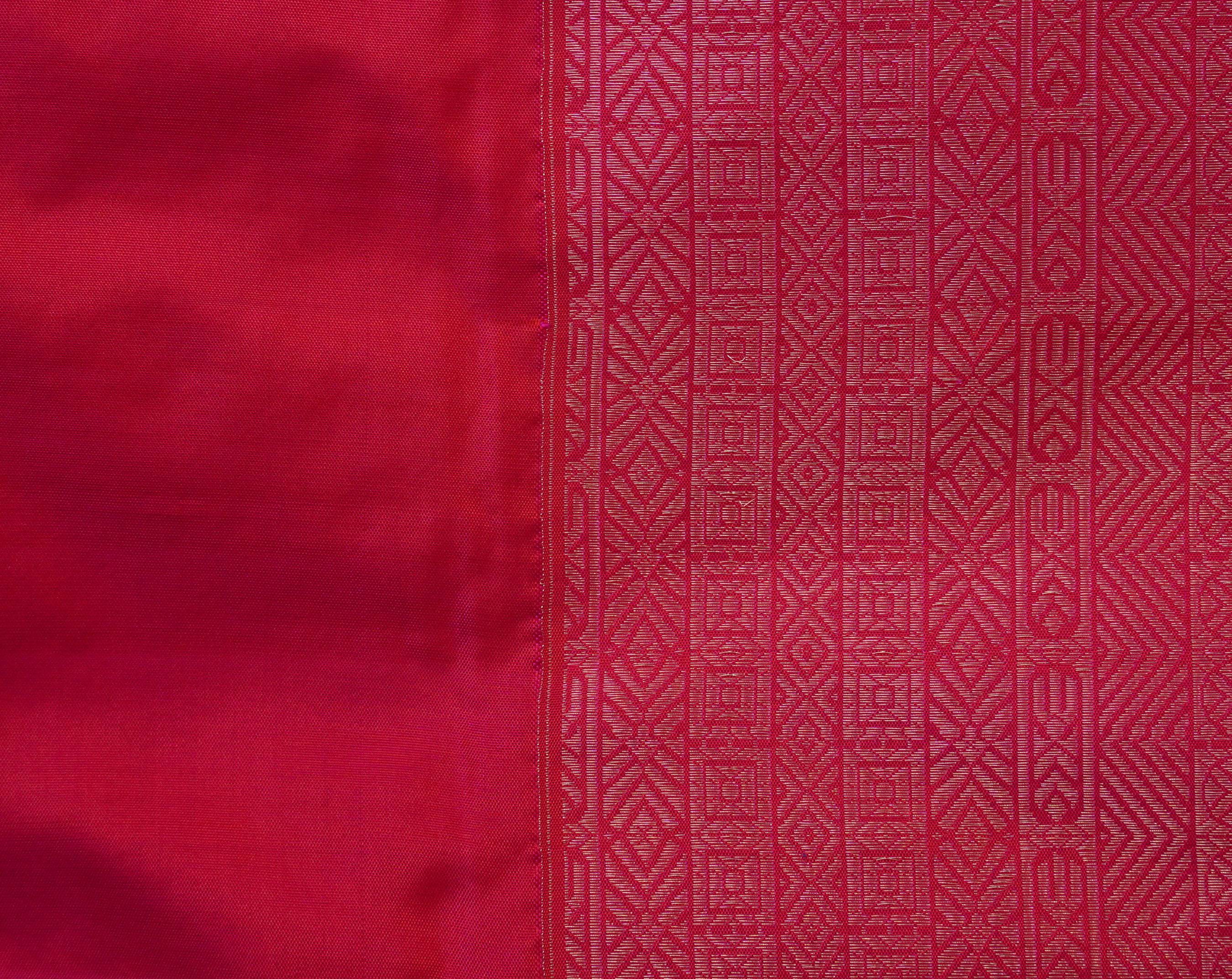 Katan Silk Tanchui Handloom Banarasi Grey Saree