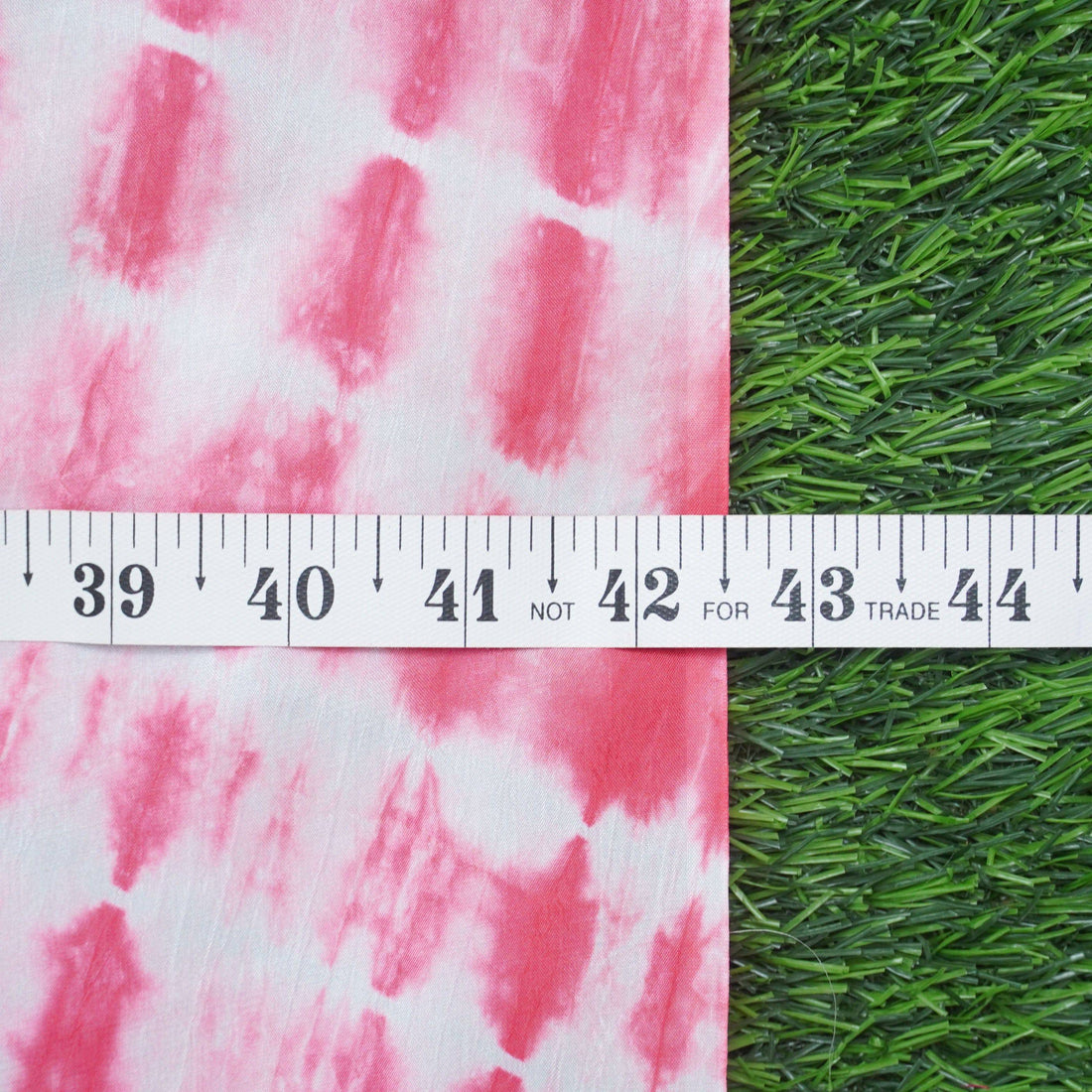 Pink Pure Silk Shibori Fabric