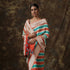 Pure Georgette Handloom Stripes Banarasi Saree - Khinkhwab