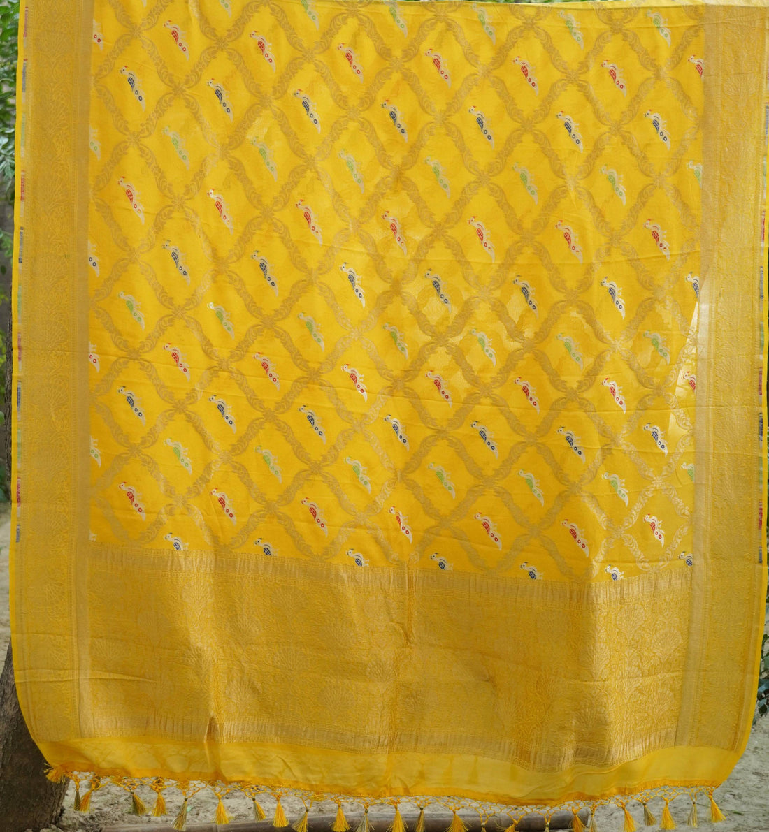 Handloom Banarasi Georgette Dupatta