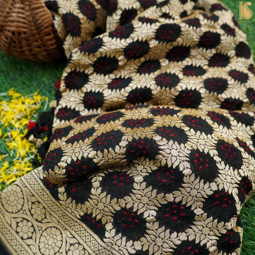 Banarasi Georgette Bandhani Saree