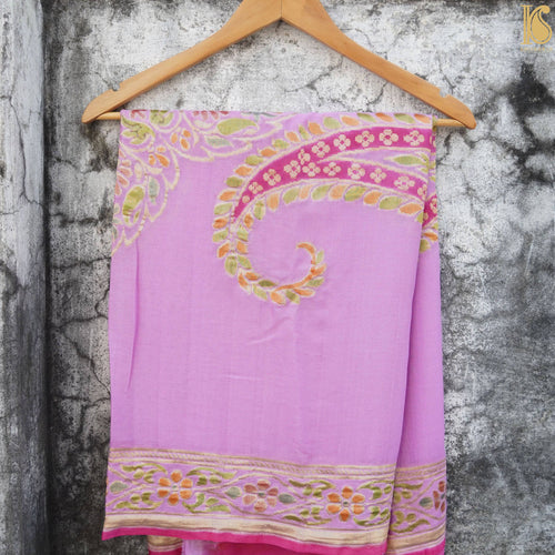 Banarasi Georgette Hand Brush Dupatta